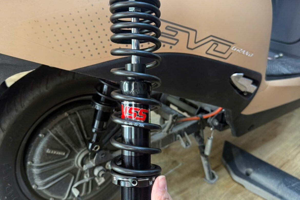 Phuộc xe điện Evo Grand ÊM HƠN, CHẮC HƠN, ĐẲNG CẤP HƠN Nhập khẩu chính hãng YSS Thái Lan bởi YSS.VN