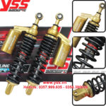 Phuộc YSS G-SERIES PCX/AirBlade 125 2020 (Lò xo đen, Bình dầu vàng Gold)