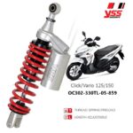 Phuộc YSS G-PLUS Click/Vario/Vision/Lead OC302-330TL-10-X