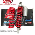 Phuộc YSS G-SPORT Vario 160 ( Lò Xo Đỏ, Bình Dầu Bạc)